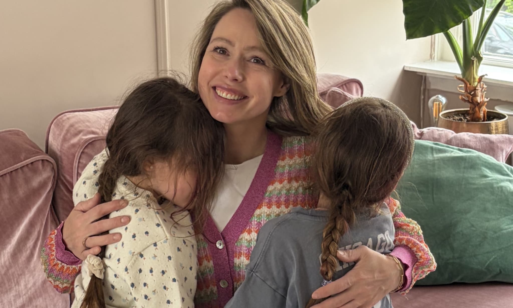 Roswitha met kinderen