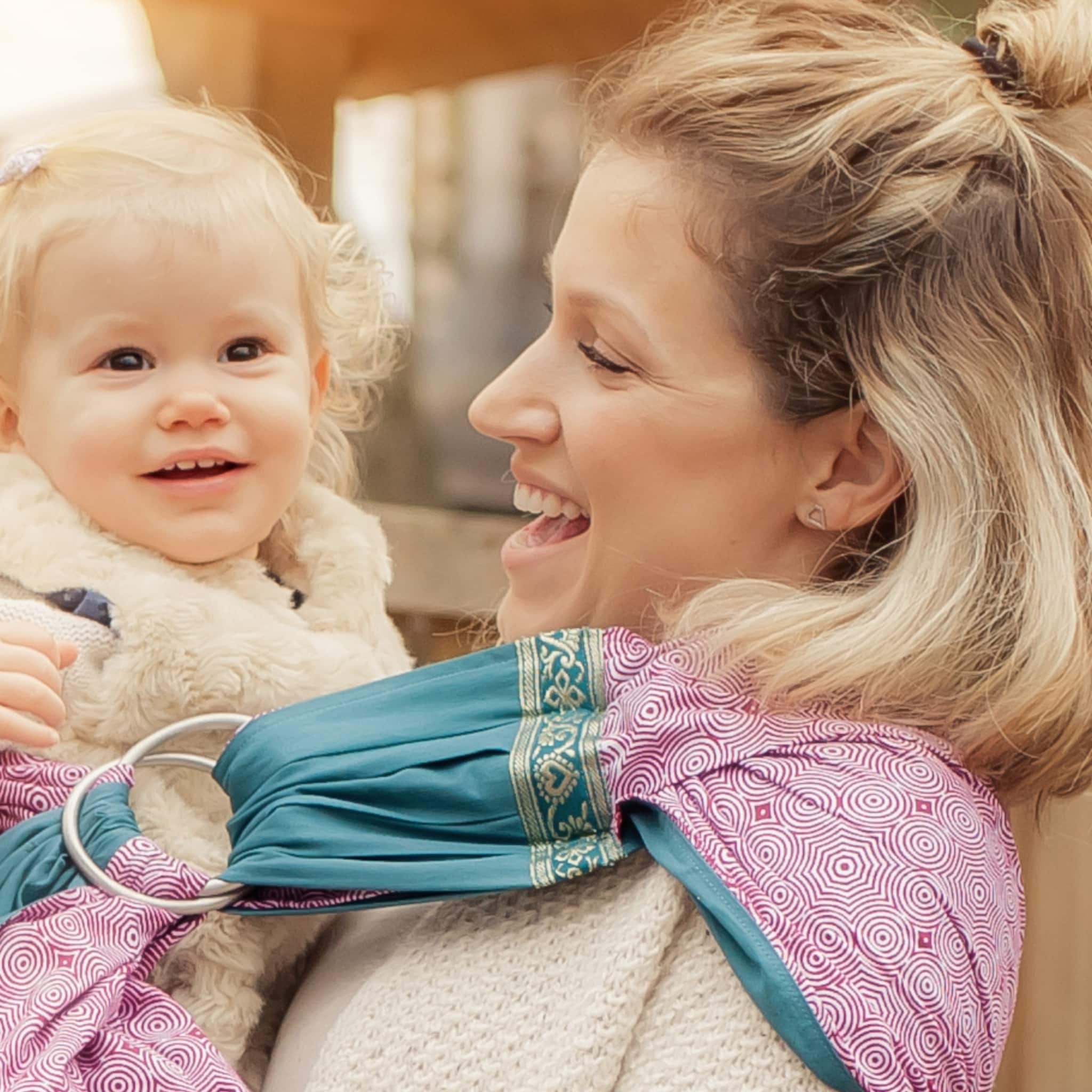 ringsling voor baby of peuter