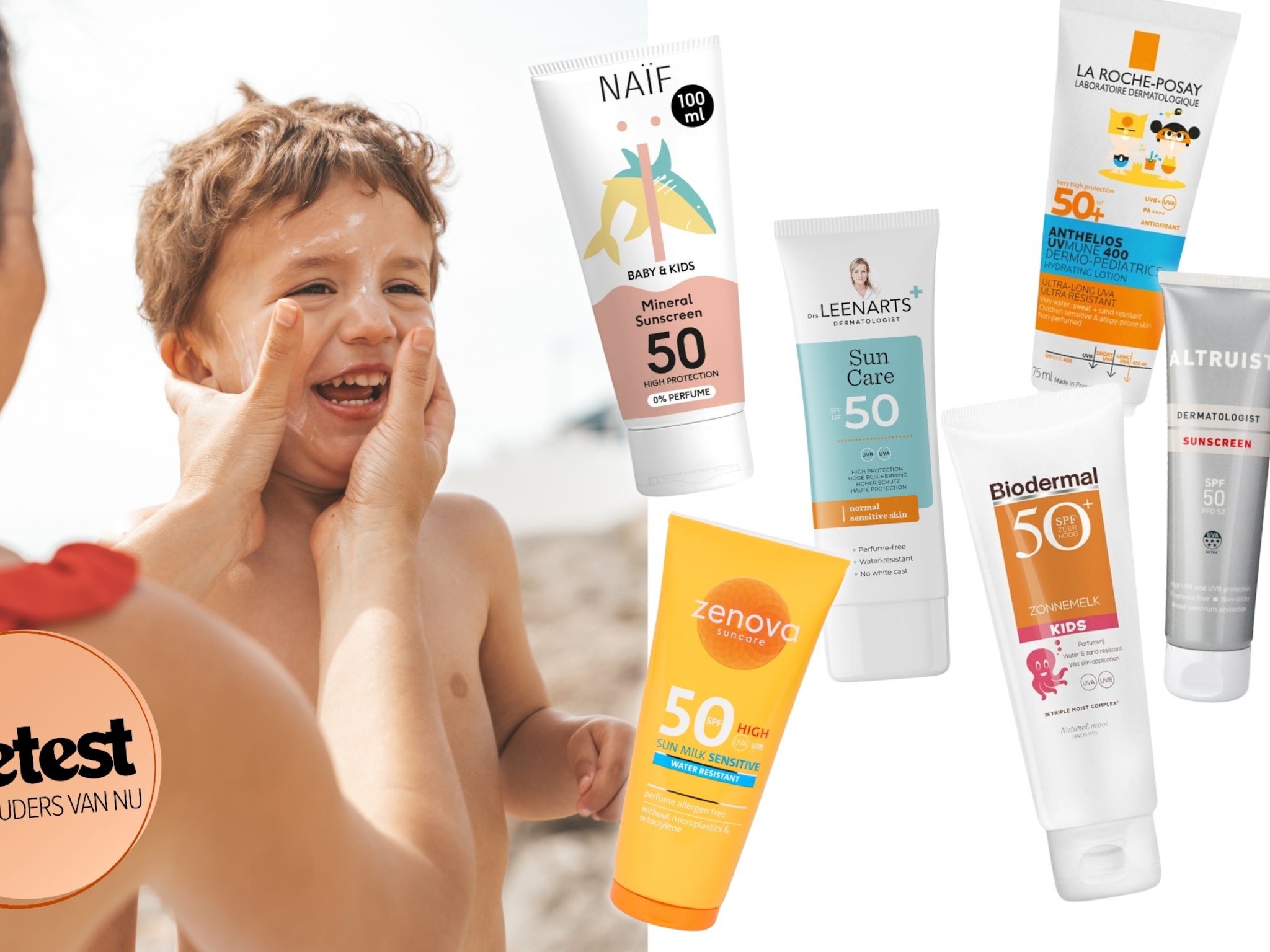 getest de beste zonnebrand voor baby en kind