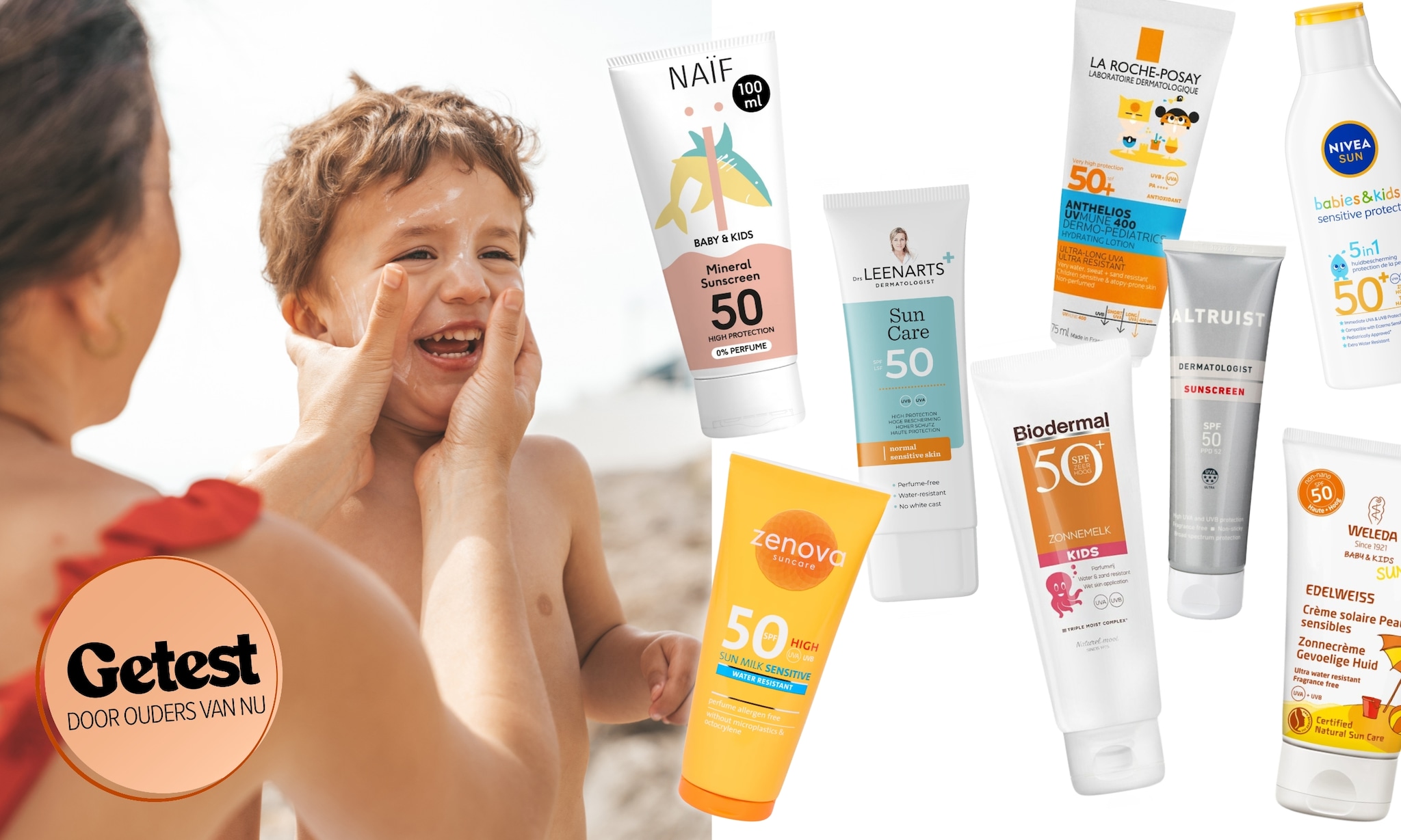 Getest: de beste zonnebrand voor baby’s en kinderen
