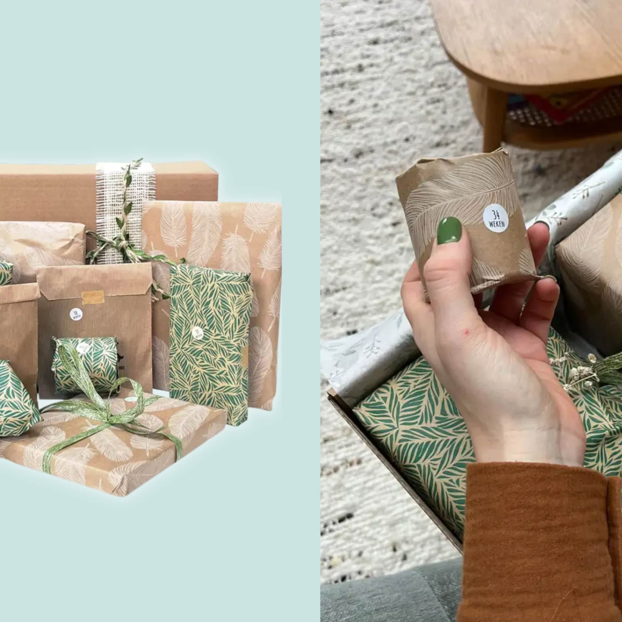 zwangerschapsverlof cadeau aftelkalender