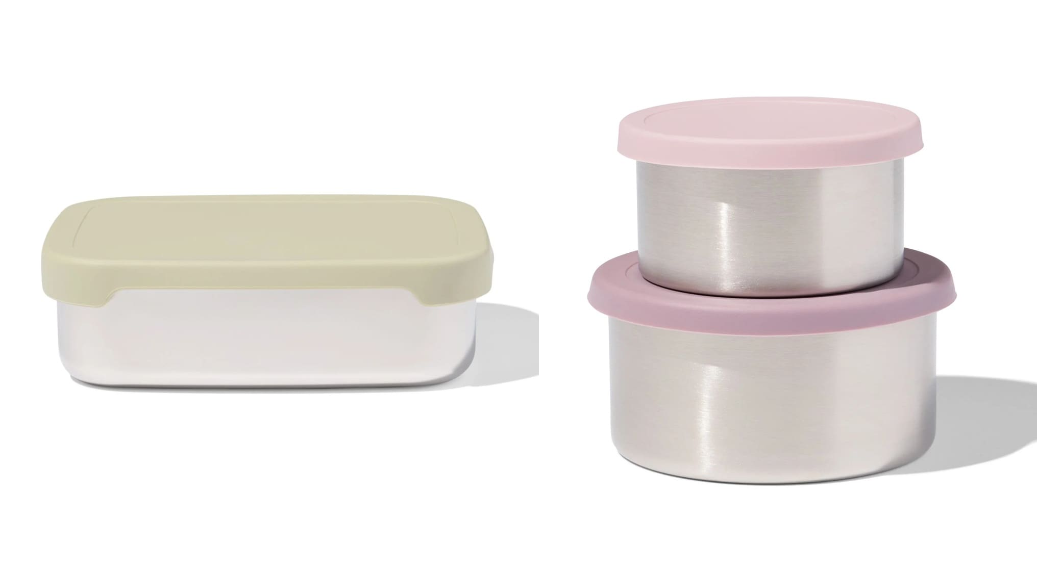 HEMA rvs broodtrommel en snackdoosjes HEMA