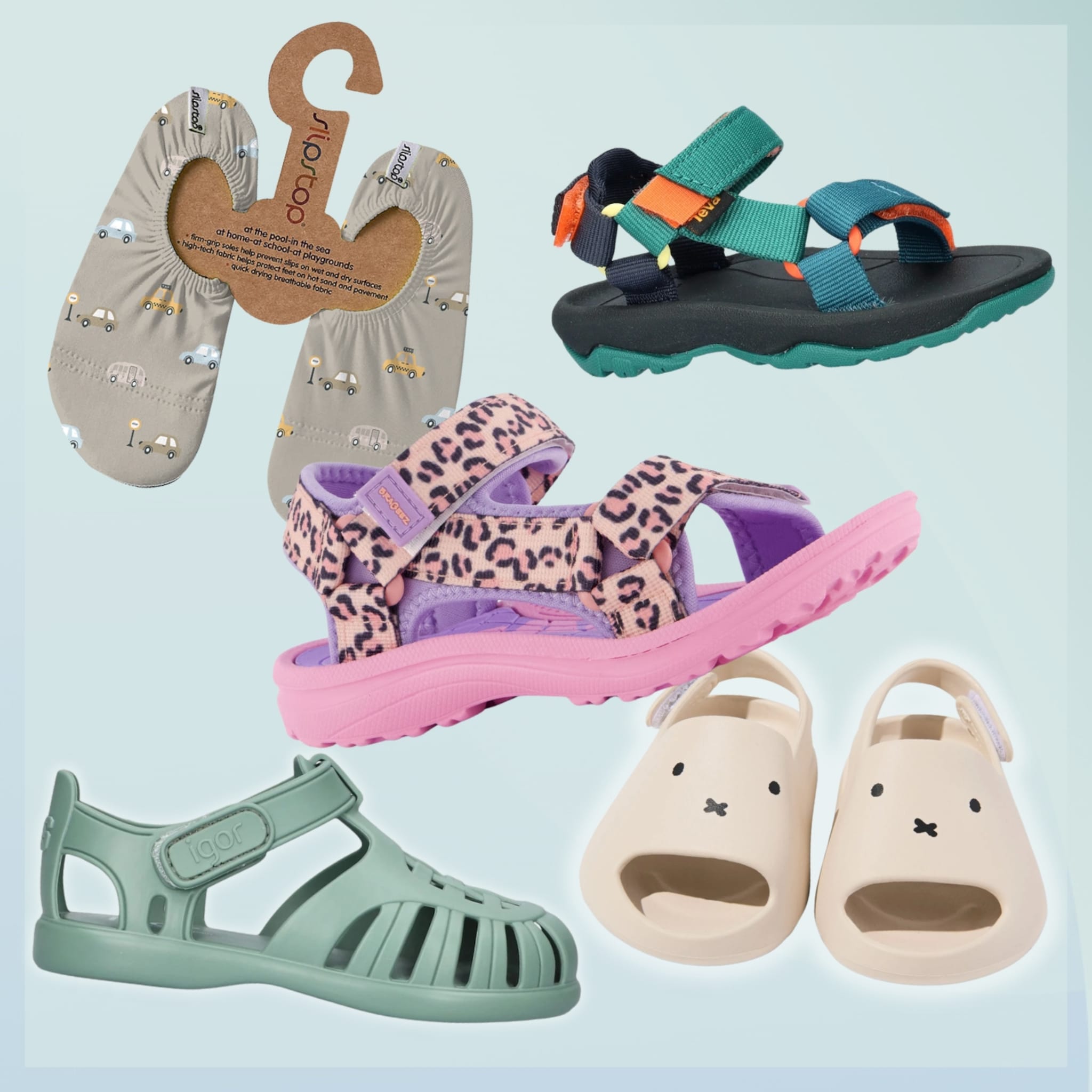 waterbestendige sandalen en waterschoenen kind