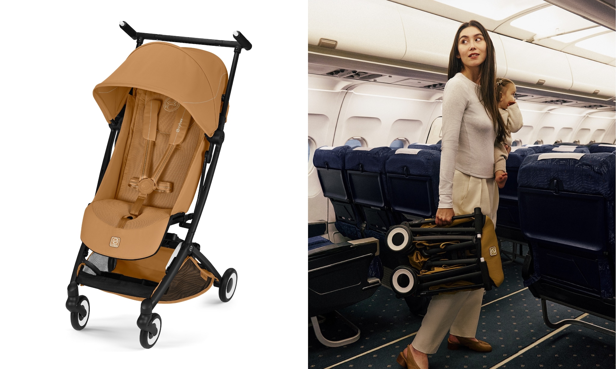 Cybex Libelle buggy kan als handbagage mee in het vliegtuig Cybex