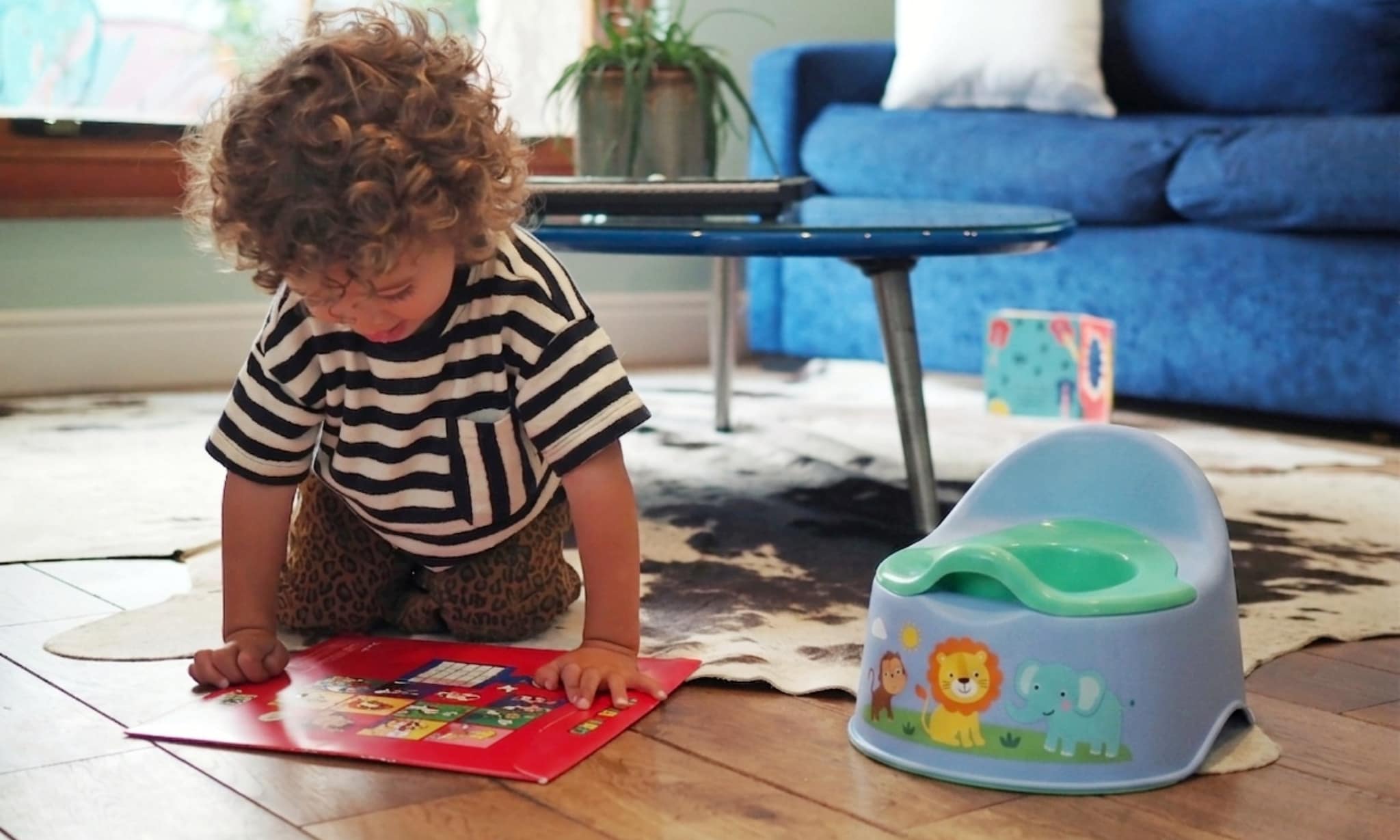 De zoon van Eveline (38) was met 20 maanden al zindelijk.