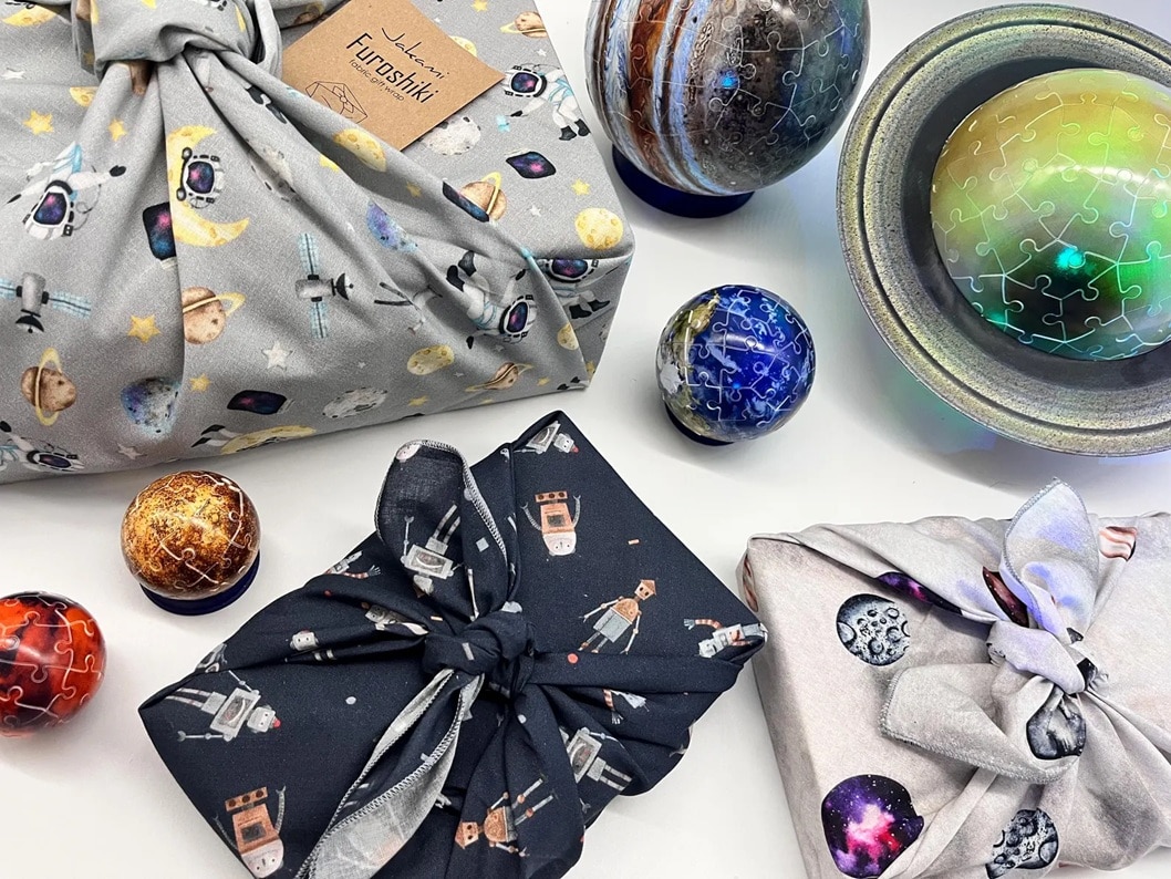 furoshiki inpakdoeken Jakami (Etsy)