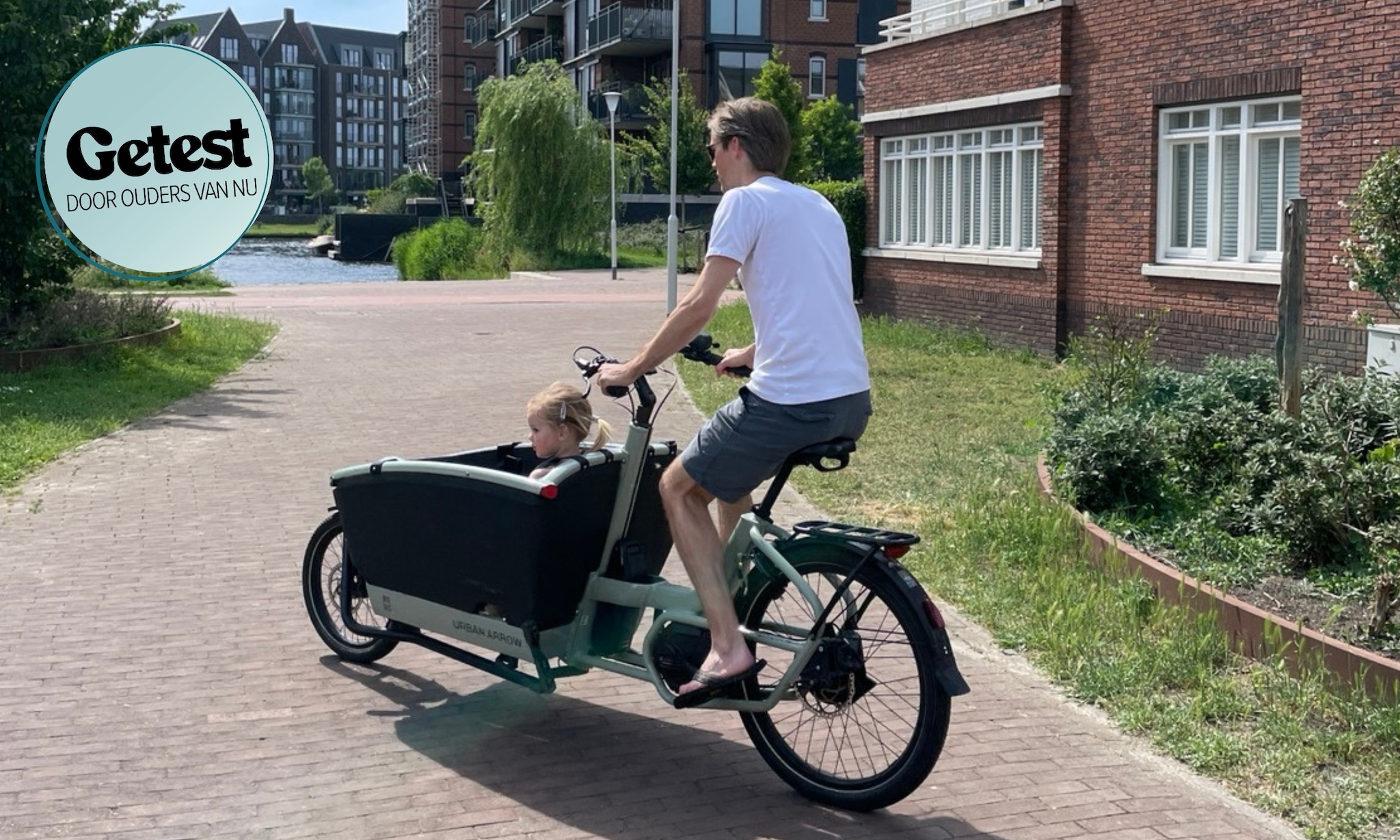 Redacteur Marinus test Urban Arrow FamilyNext elektrische bakfiets