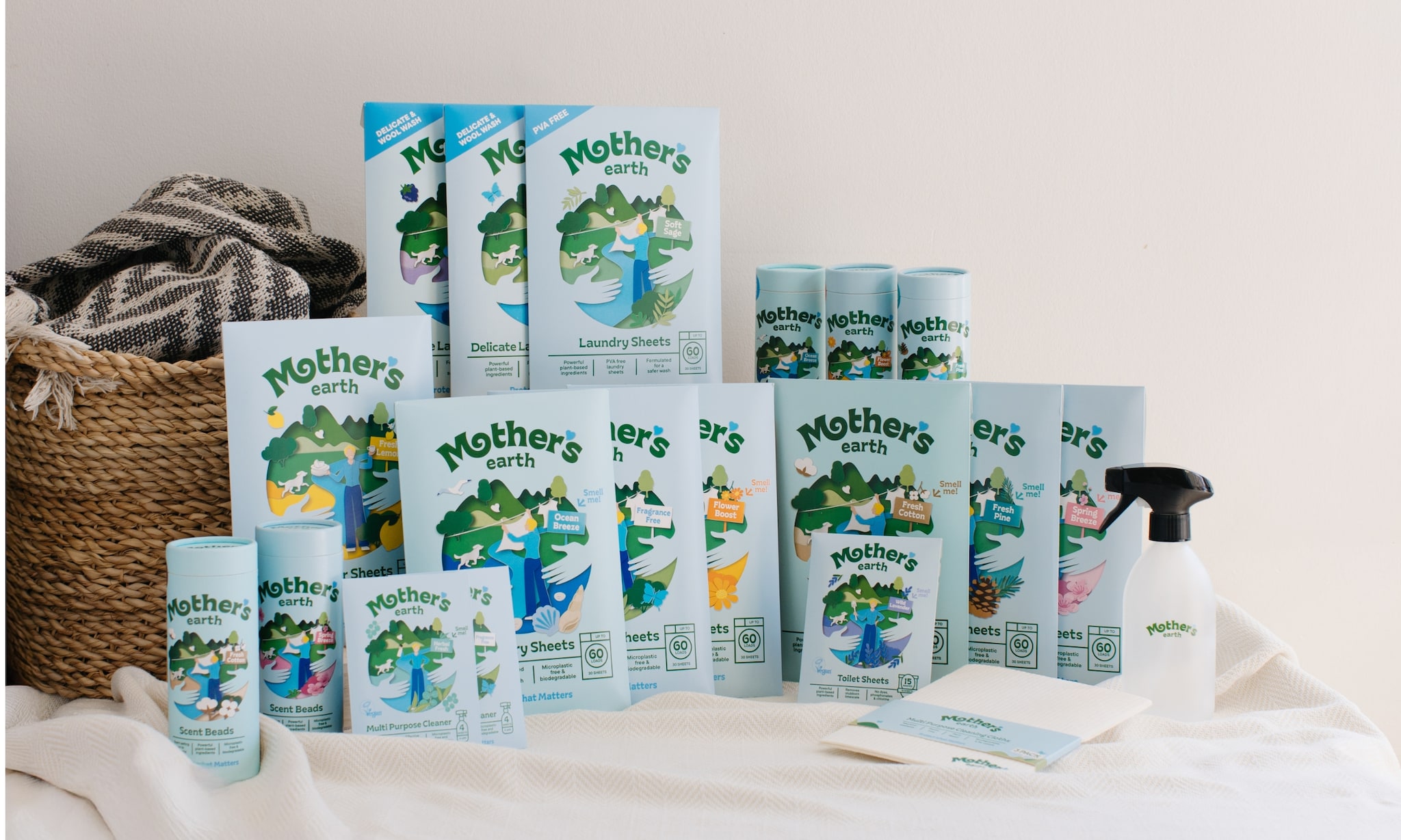 De wasstrips van Mother's Earth. Mother's Earth