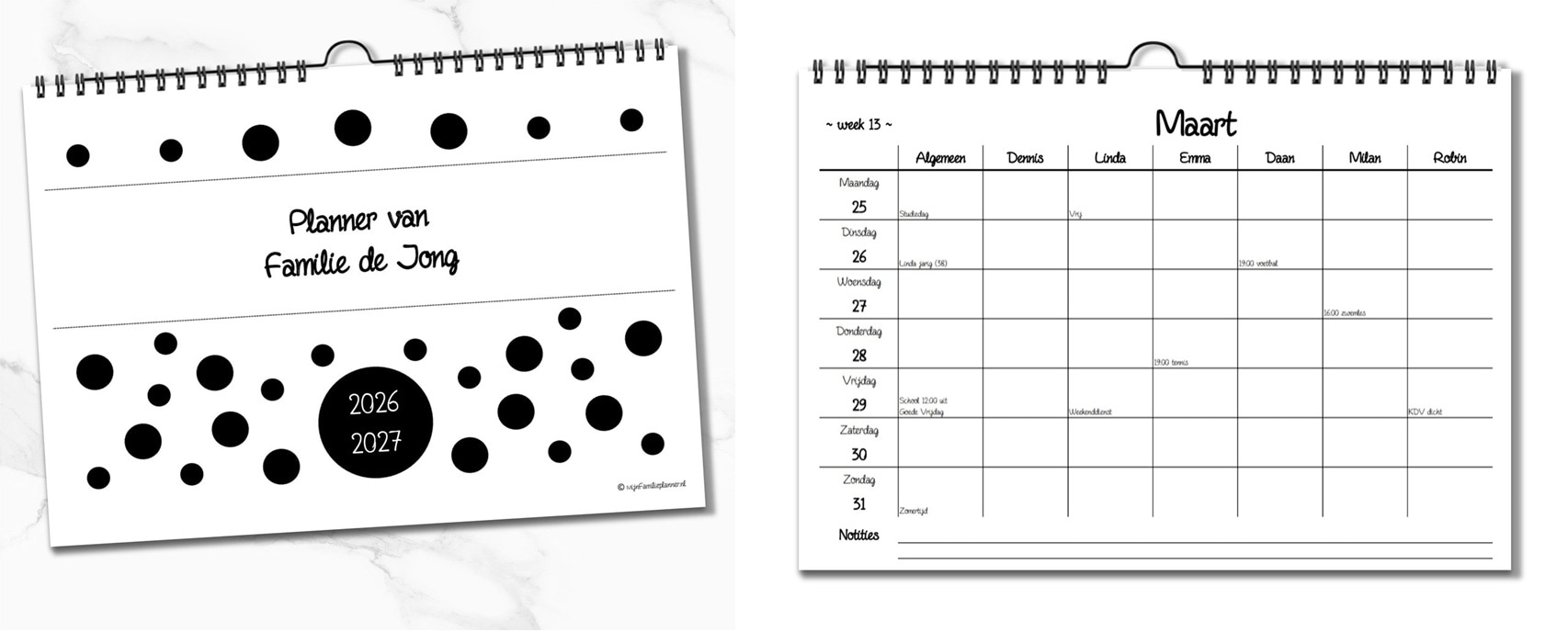 MijnFamilieplanner 2026-2027 MijnFamilieplanner