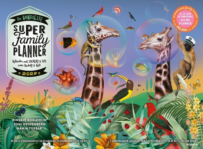 De handigste Super Family Planner 2027 Kosmos Uitgevers