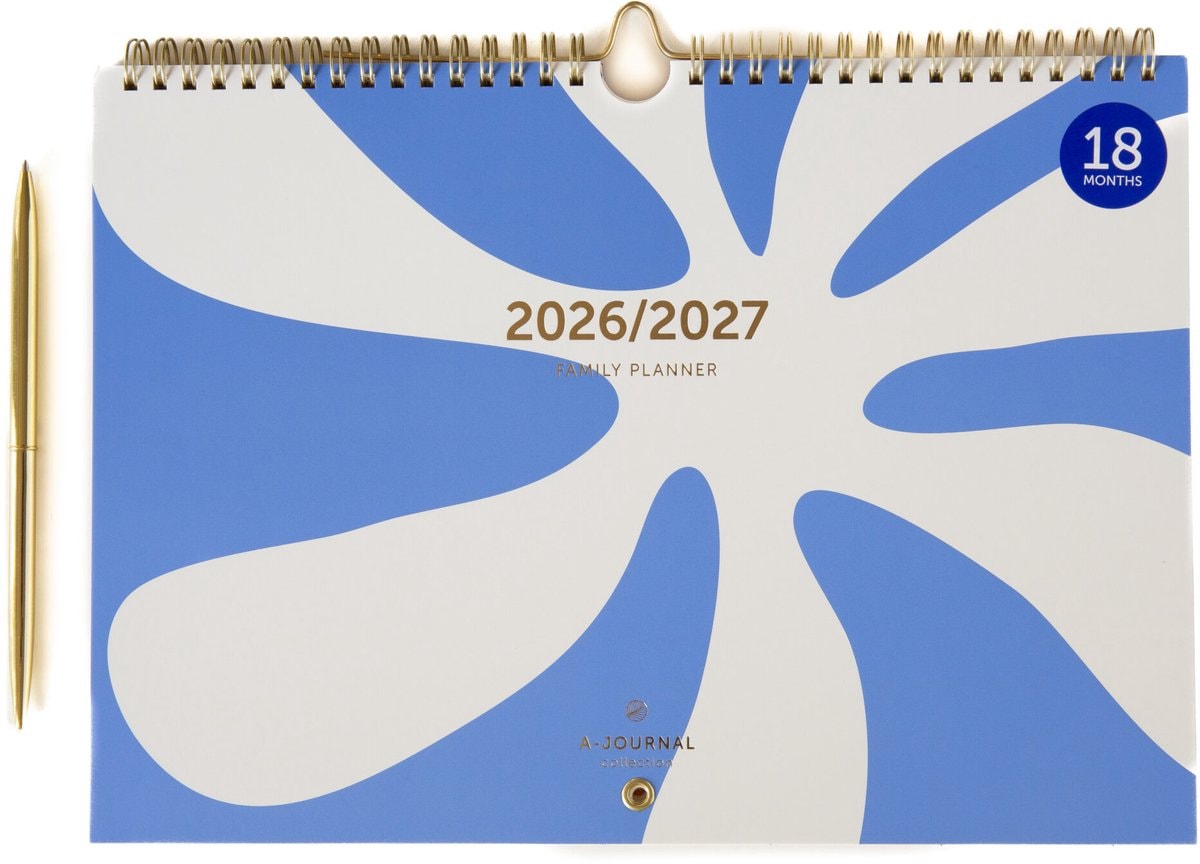 A-Journal familieplanner 2026-2027 A-Journal