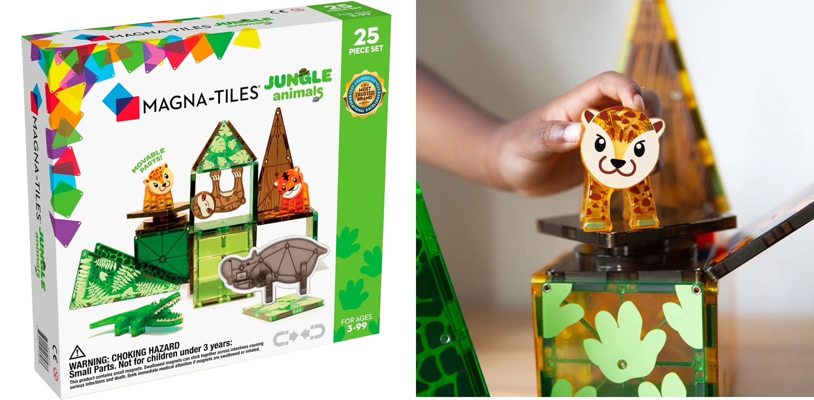 Magna-Tiles Jungle Animals Magna-Tiles