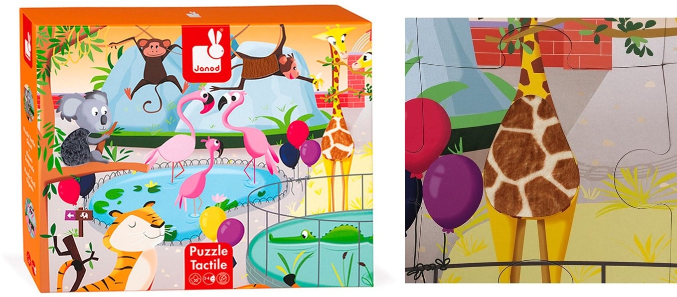 voelpuzzel dierentuin janod Janod
