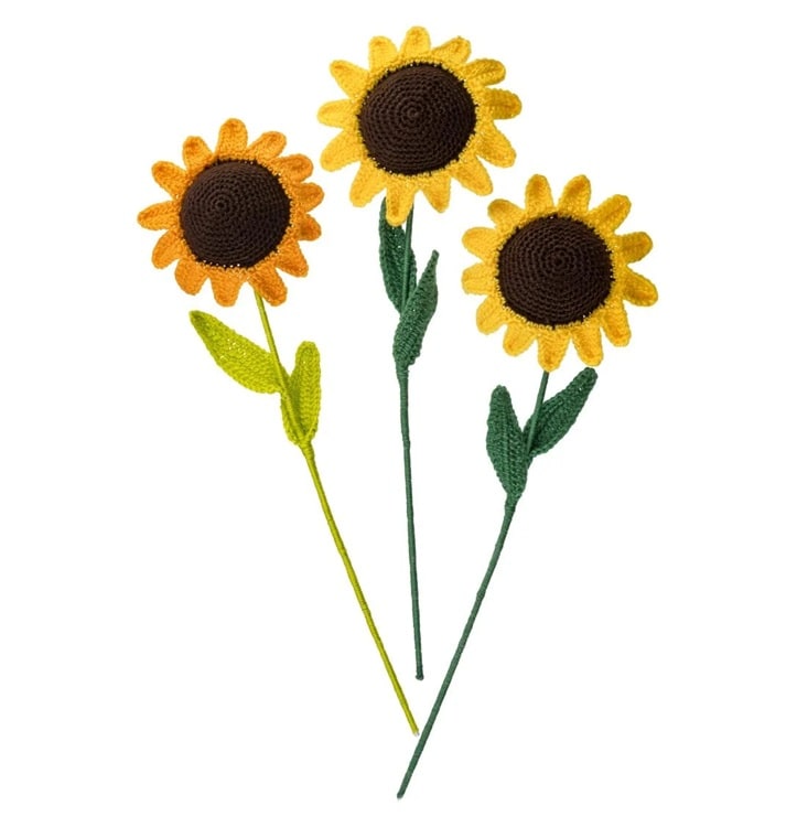 haakset zonnebloemen Crelando