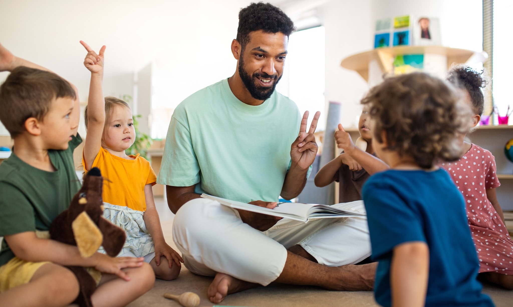 De kinderopvang kan een positief effect hebben op de ontwikkeling van kinderen.