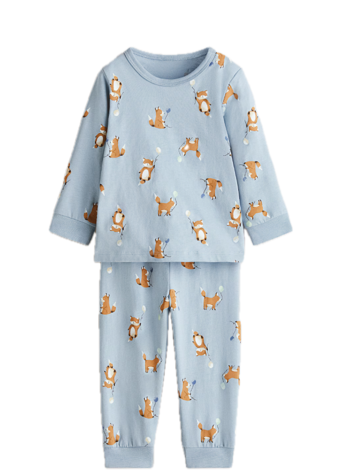 Kinderpyjama met vossen  H&M