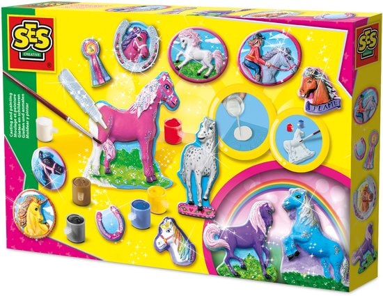 SES Creative Gieten en Schilderen Fantasie Paarden SES Creative